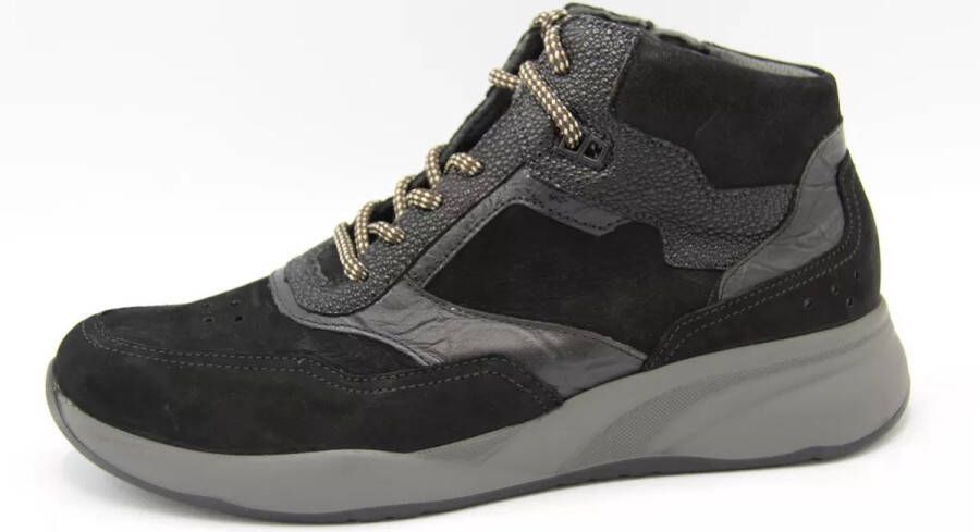 Durea 9778~H~~~~~~~~~~~~~~~~~~~~~~~~ Half-hoge schoenen Zwart