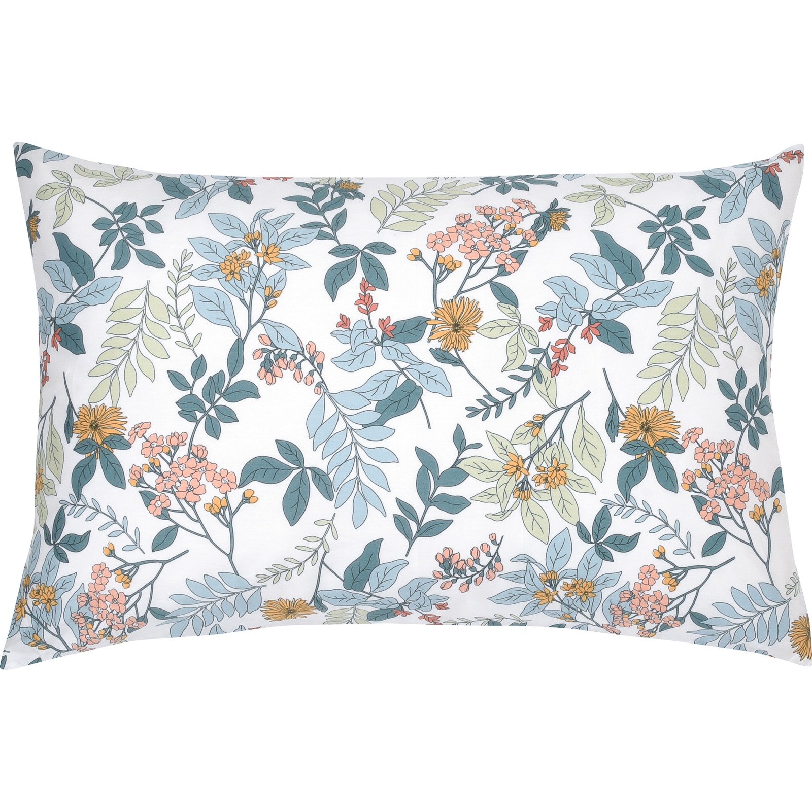 Bettwäsche mit floralem Muster 160x210 65x100 Bettanzug Nord
