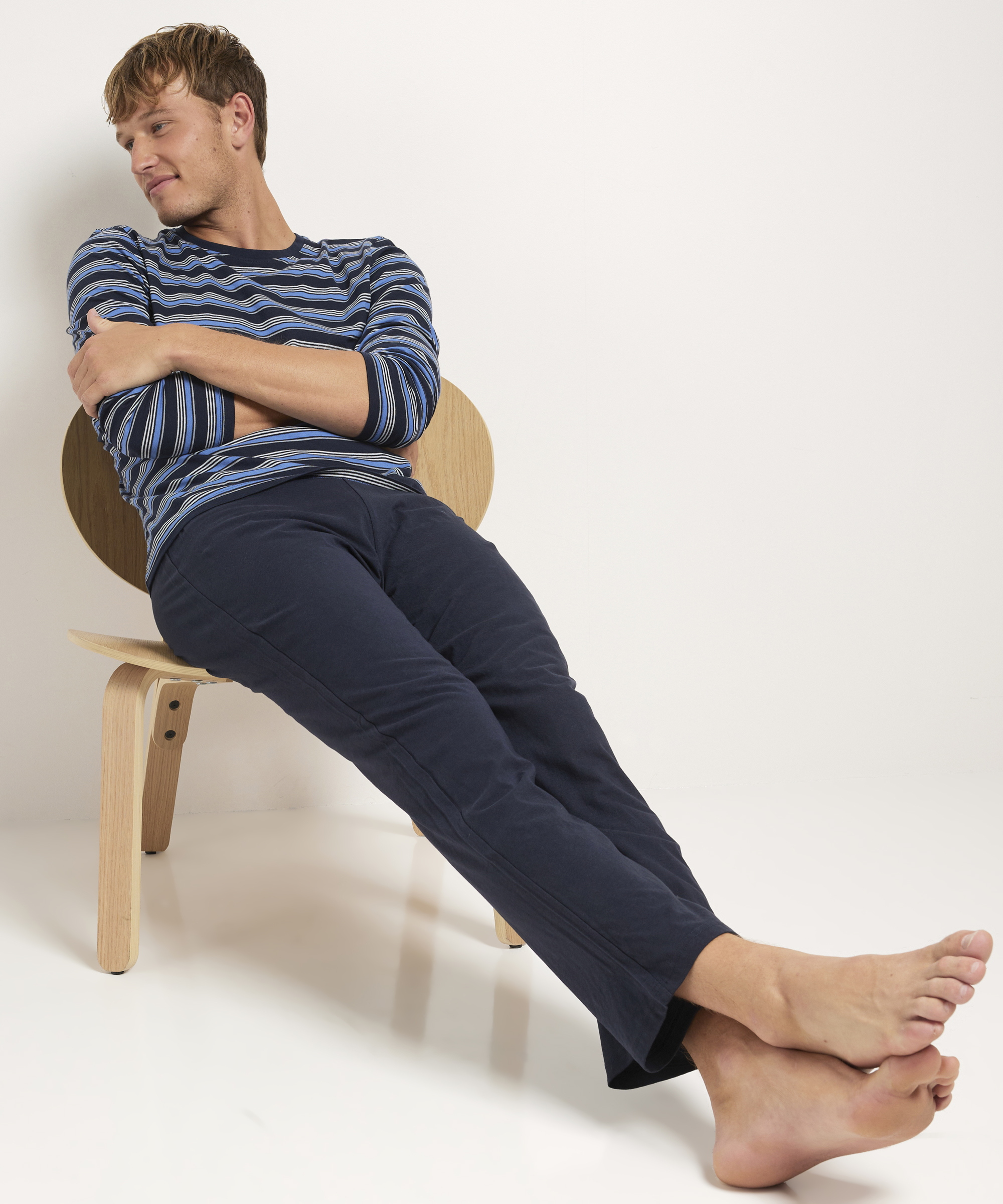 pyjama set: streep   uni