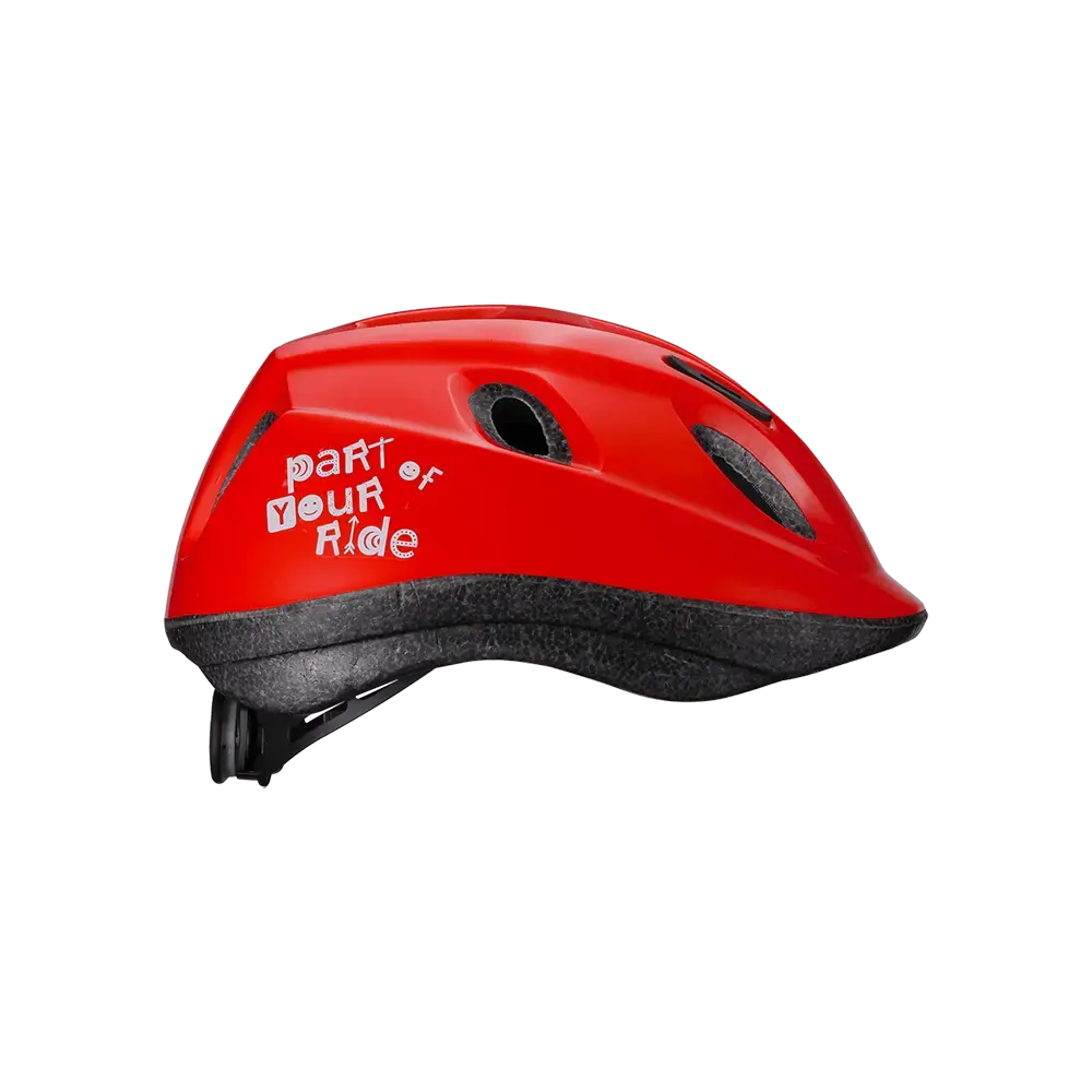 BBB Cycling Boogy BHE-37 Kinder Fietshelm Glossy Rood