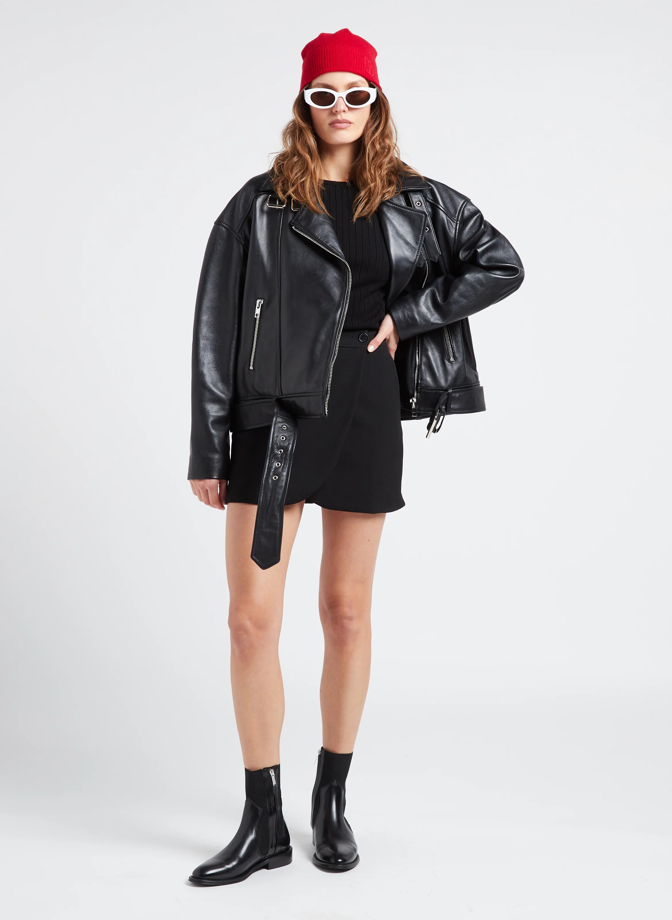 HARRI 25 - Bottines en cuir lisse| Noir