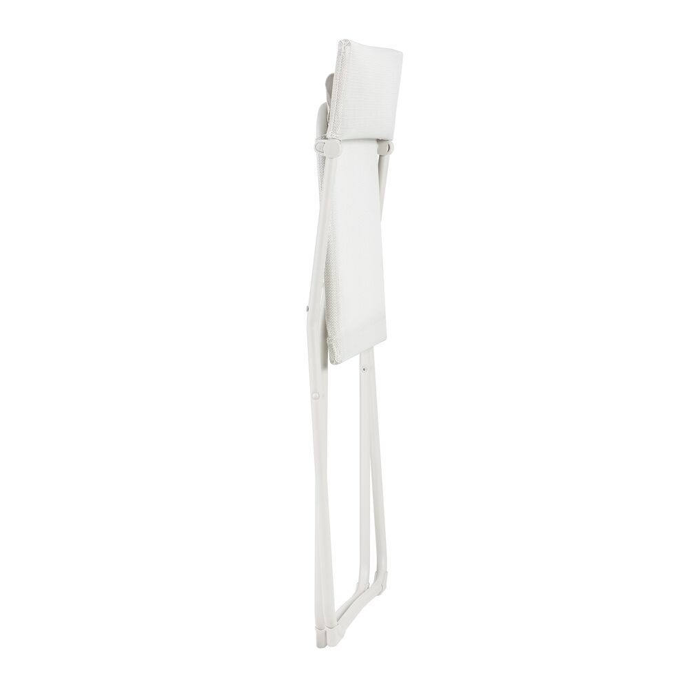 Set 1 rechteckiger klappbarer Gartentisch, 4 ultrakompakte Klappstühle Balcony Stahl Seigle-Seigle