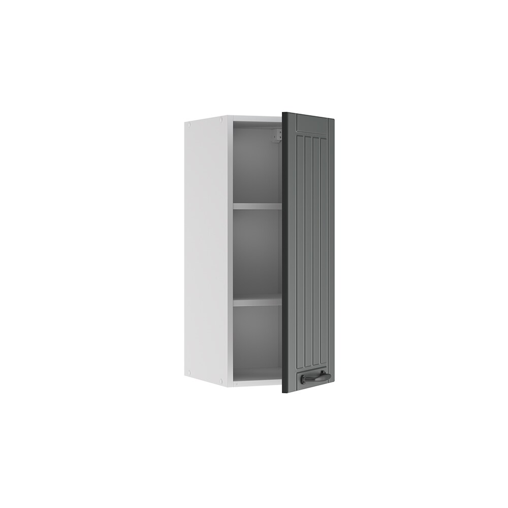 Vicco Hängeschrank Küchenschrank Küchenmöbel Fame-Line Landhaus Weiß Anthrazit 30 cm modern