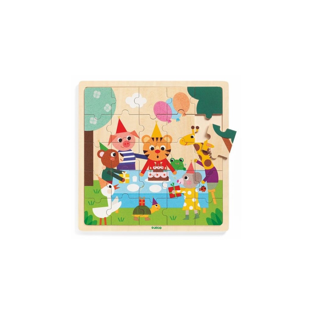 Puzzle Bois - Puzzlo Happy - 20 pièces