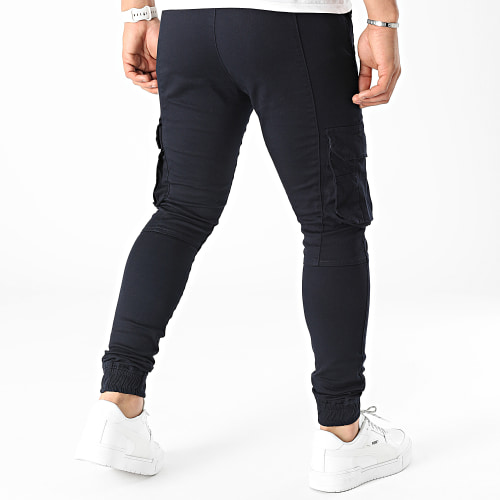 Pantalon Cargo 869 Bleu Marine