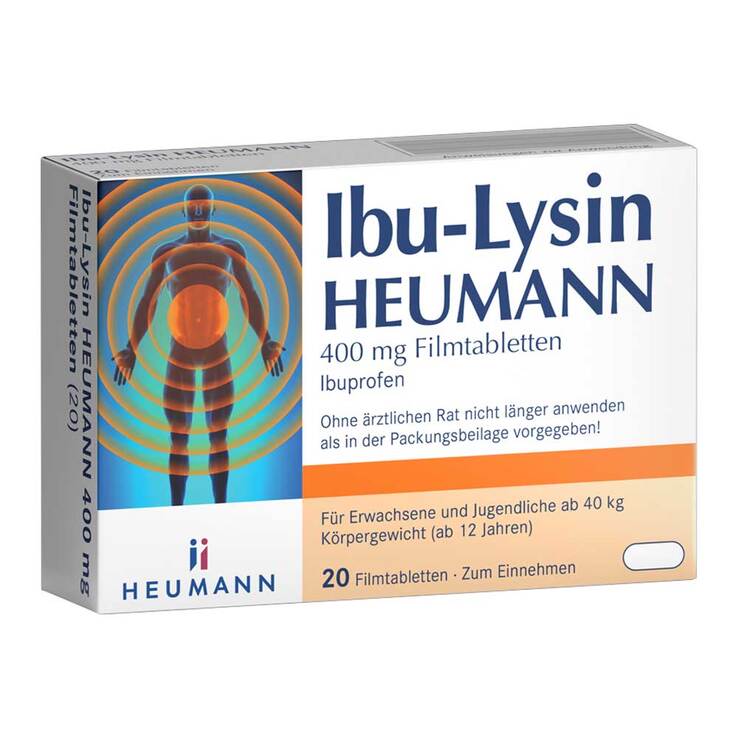 Ibu-Lysin Heumann 400 mg Filmtabletten, 20 St