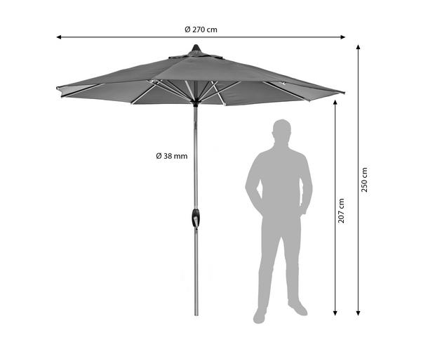 Schneider Classics Sonnenschirm Venedig, rund,