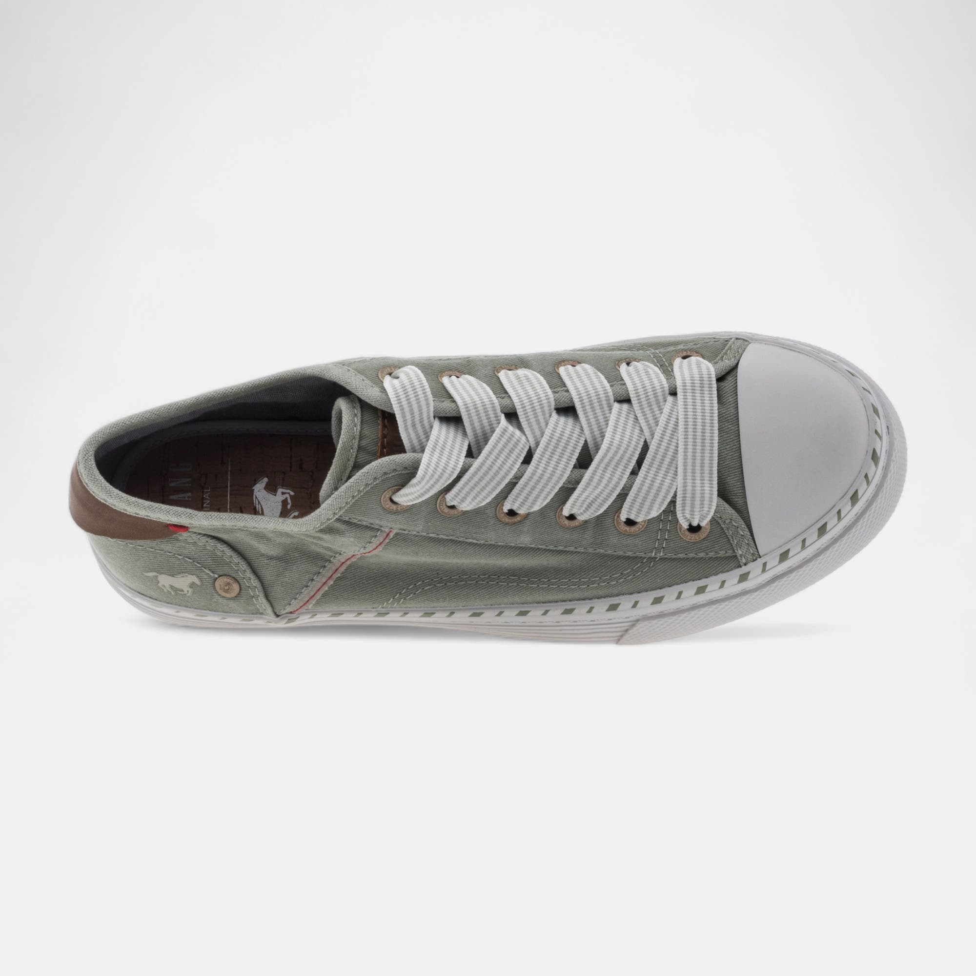 Baskets en toile Femme vert