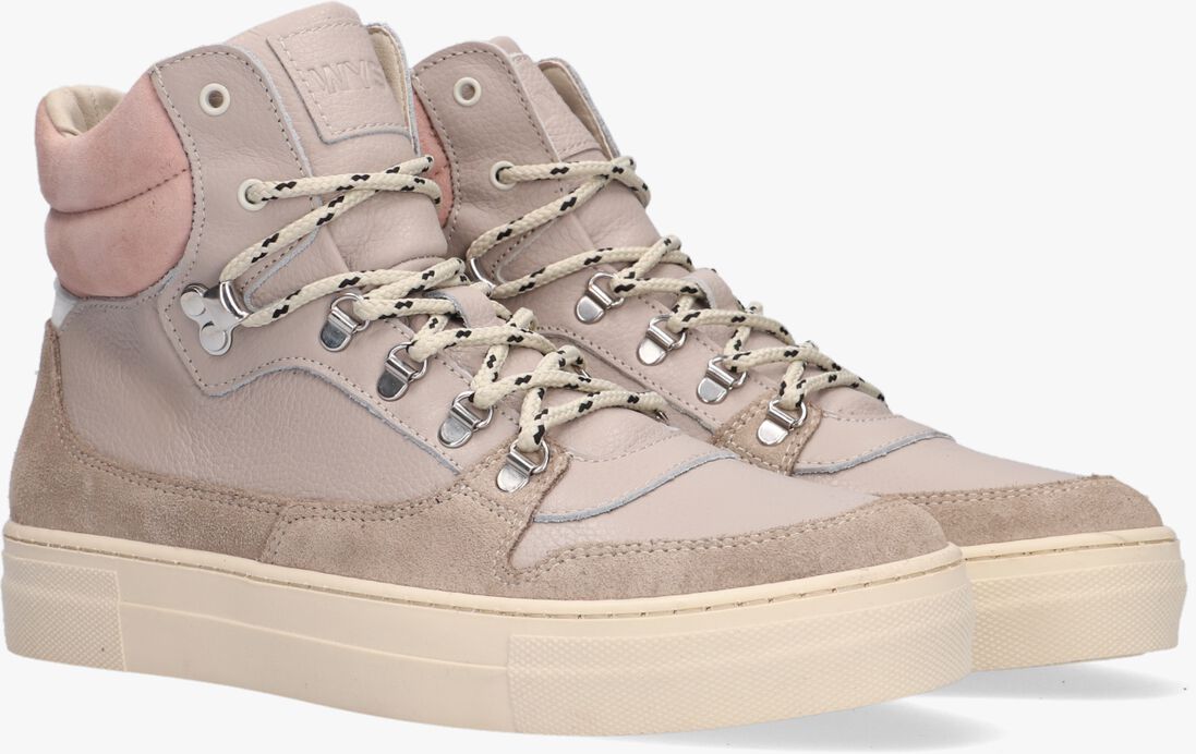 WYSH taupe wysh hoge sneaker nikkie