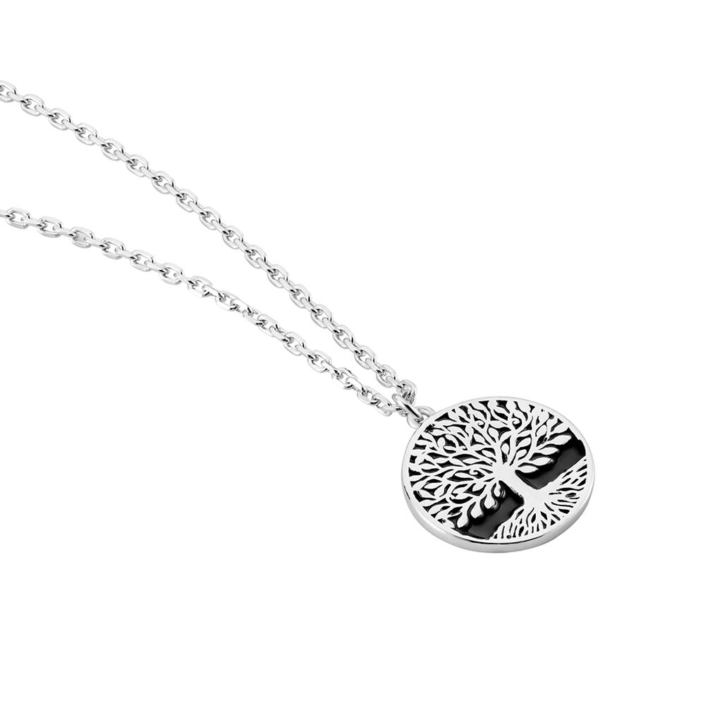 Collier Maximiliano Argent Blanc