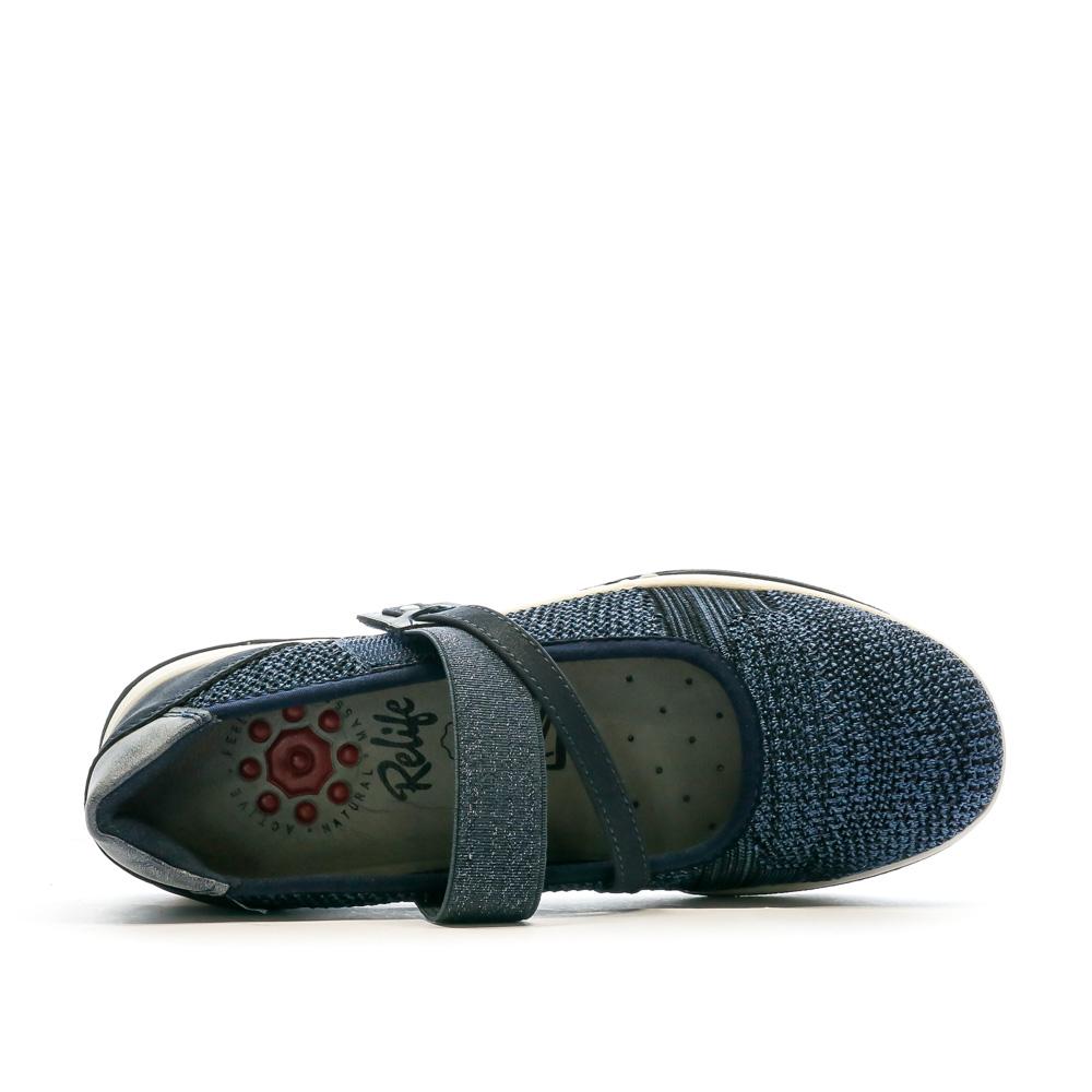 Relife Chaussures de ville Marine Femme Haol1