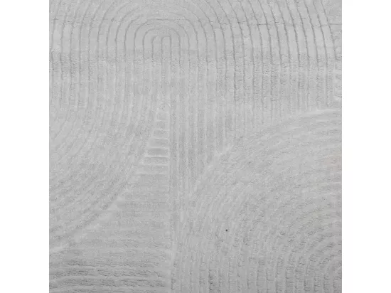 Tapis poils courts style scandinave gris ø 200 cm