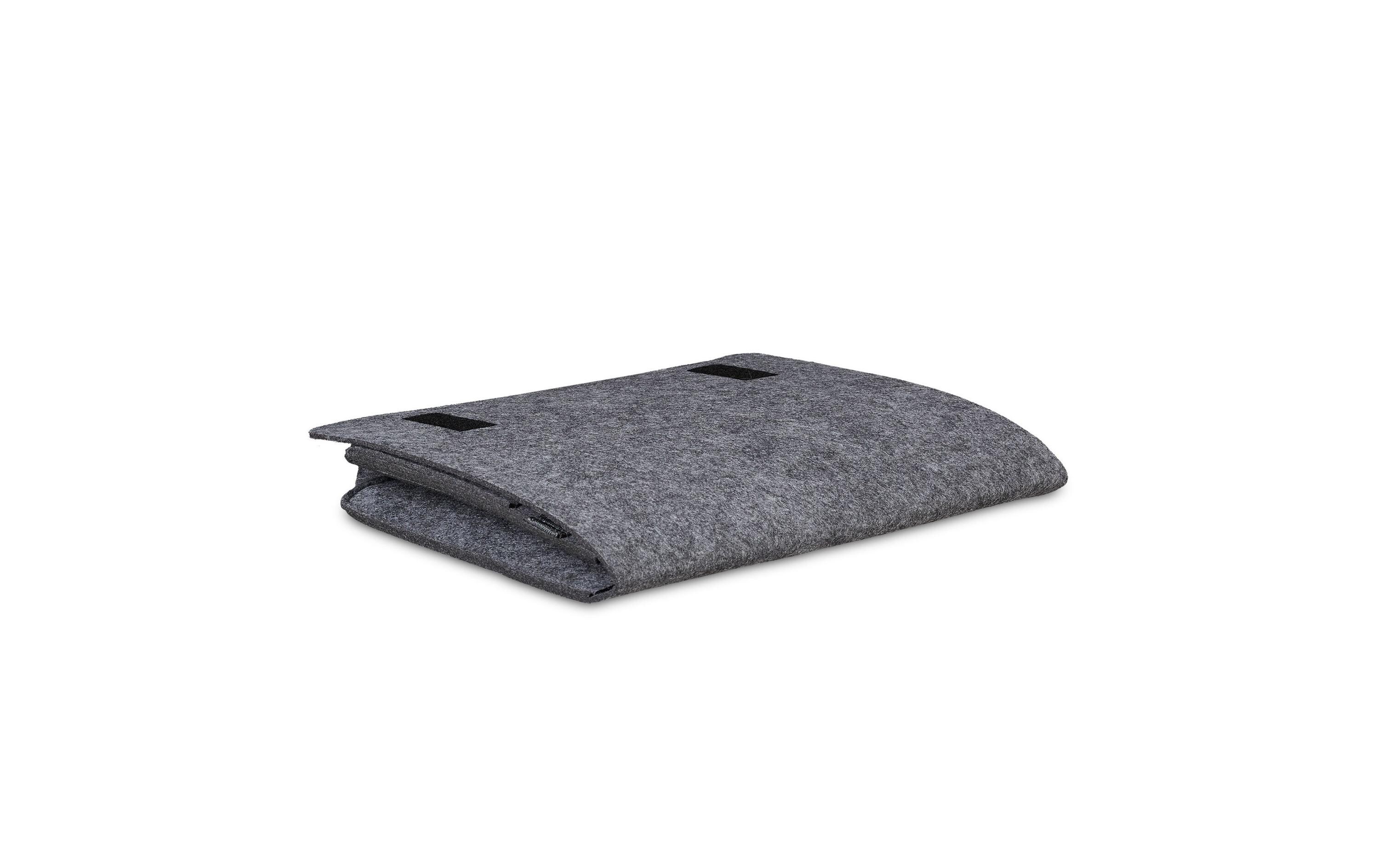 Aufbewahrungstasche mit Klettverschluss AnthrazitBetttasche mit Klettverschluss