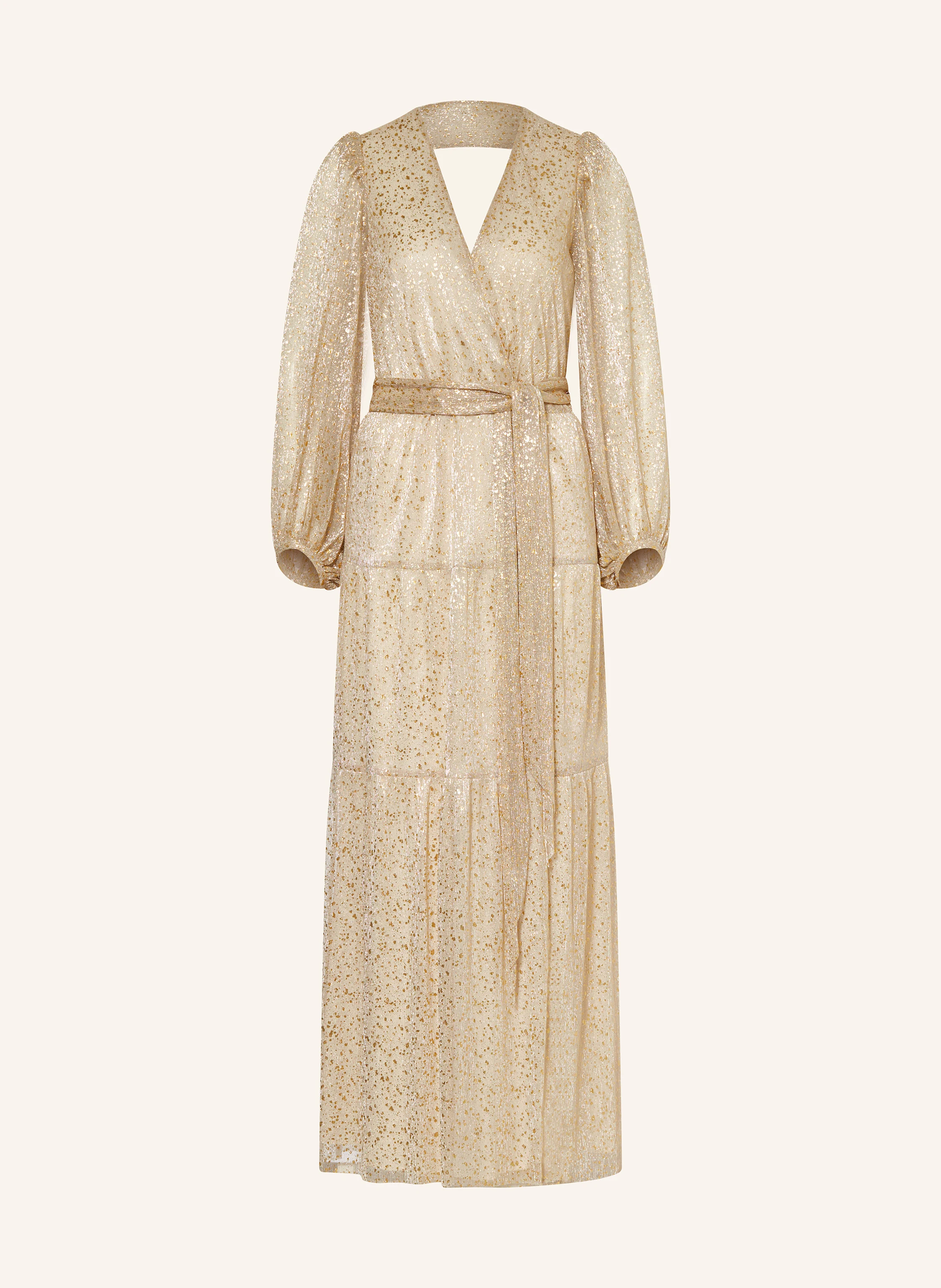 ba&sh Kleid CALA in Wickeloptik mit Cut-out