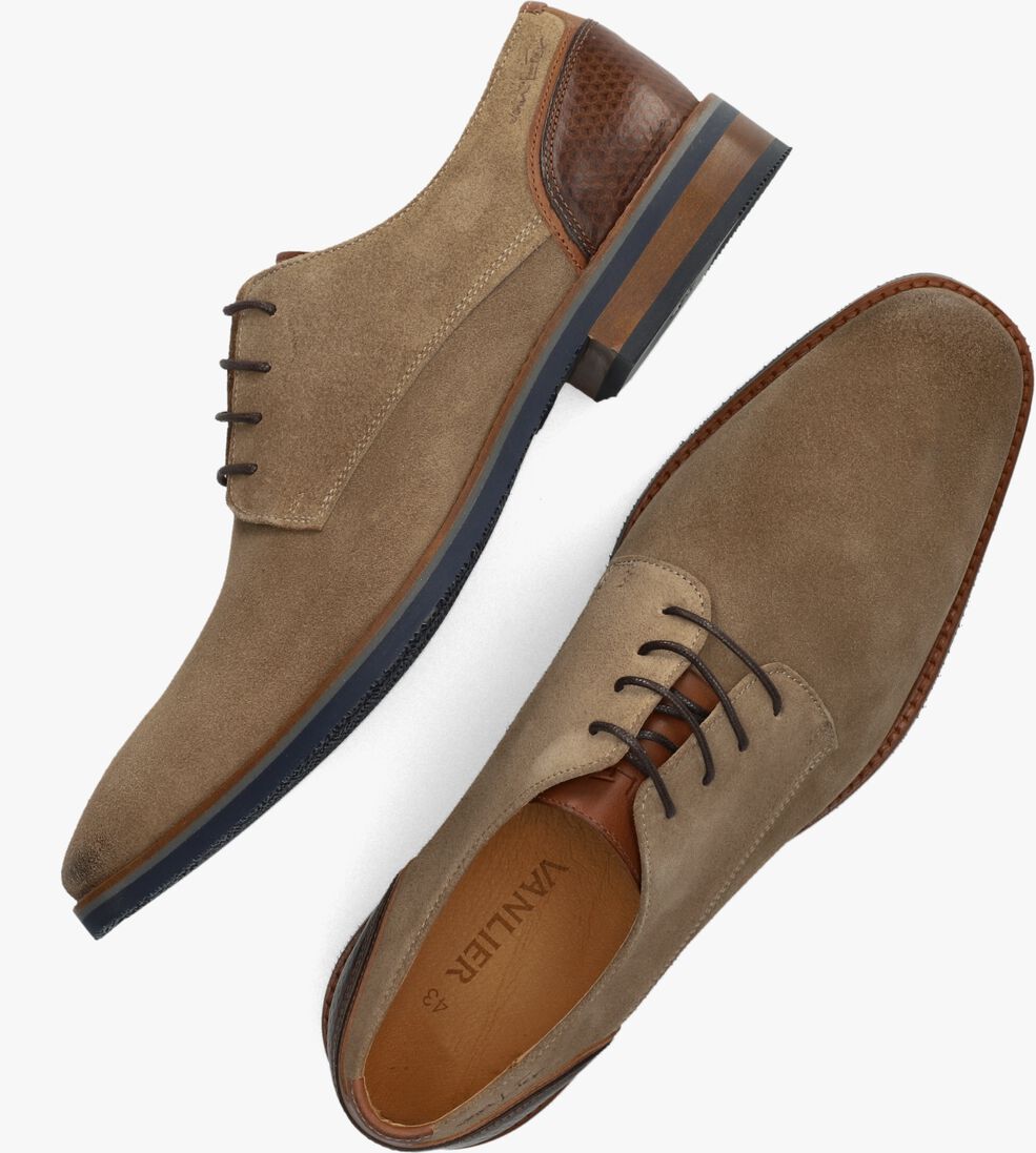 VAN LIER taupe van lier nette schoenen 2418661
