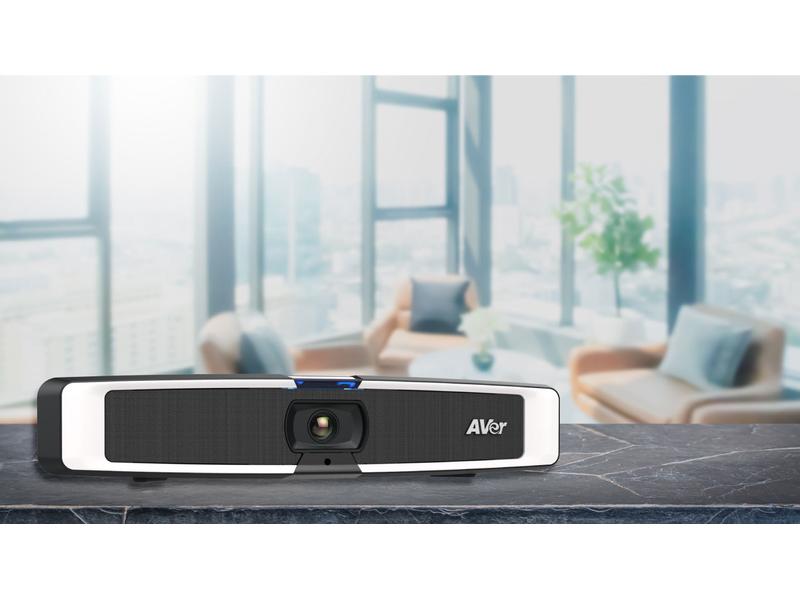 AVer VB130 Collaboration Bar 4K 60 fps 4K-Videobar mit intelligenter Beleuchtung für Huddle Rooms