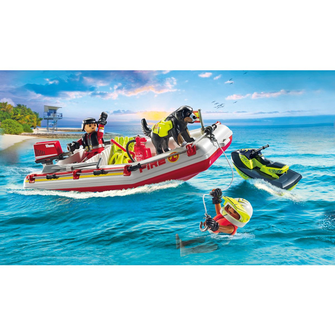 Playmobil® 71464 - Feuerwehrboot mit Aquascooter - Playmobil® Action Heroes