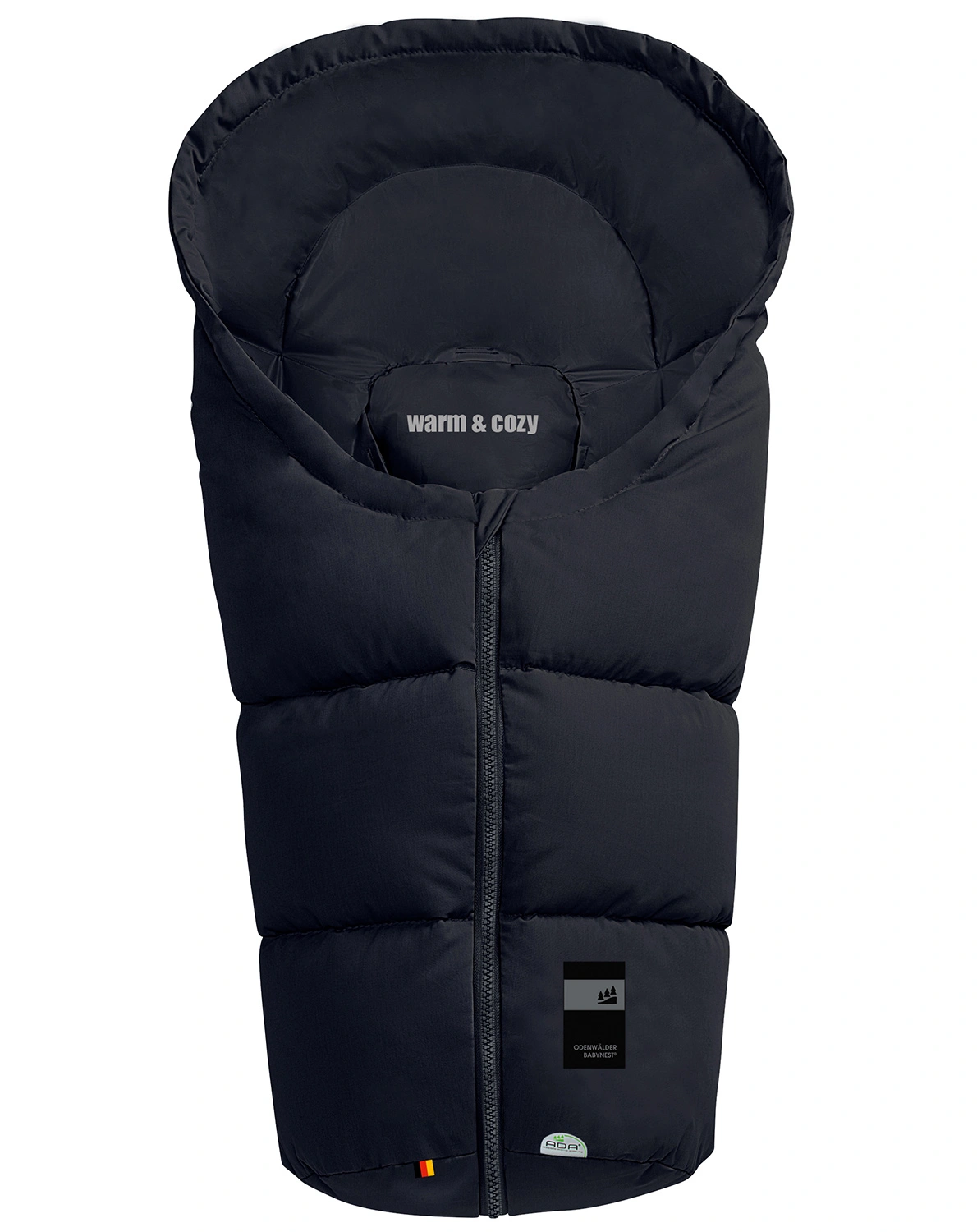 Fußsack MILO (81cm) in schwarz