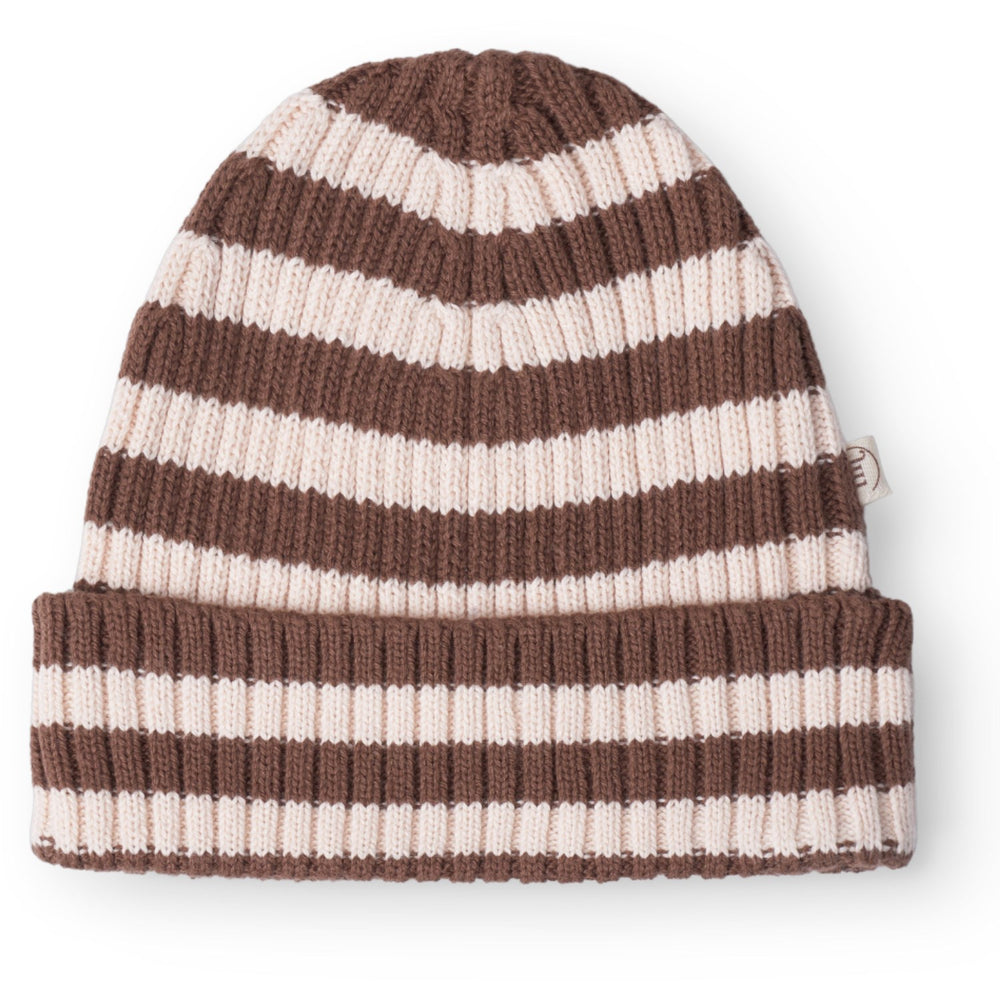 Køb That's Mine Brown Stripe Izzy Beanie