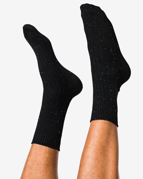 chaussettes homme nappy 1 paire noir