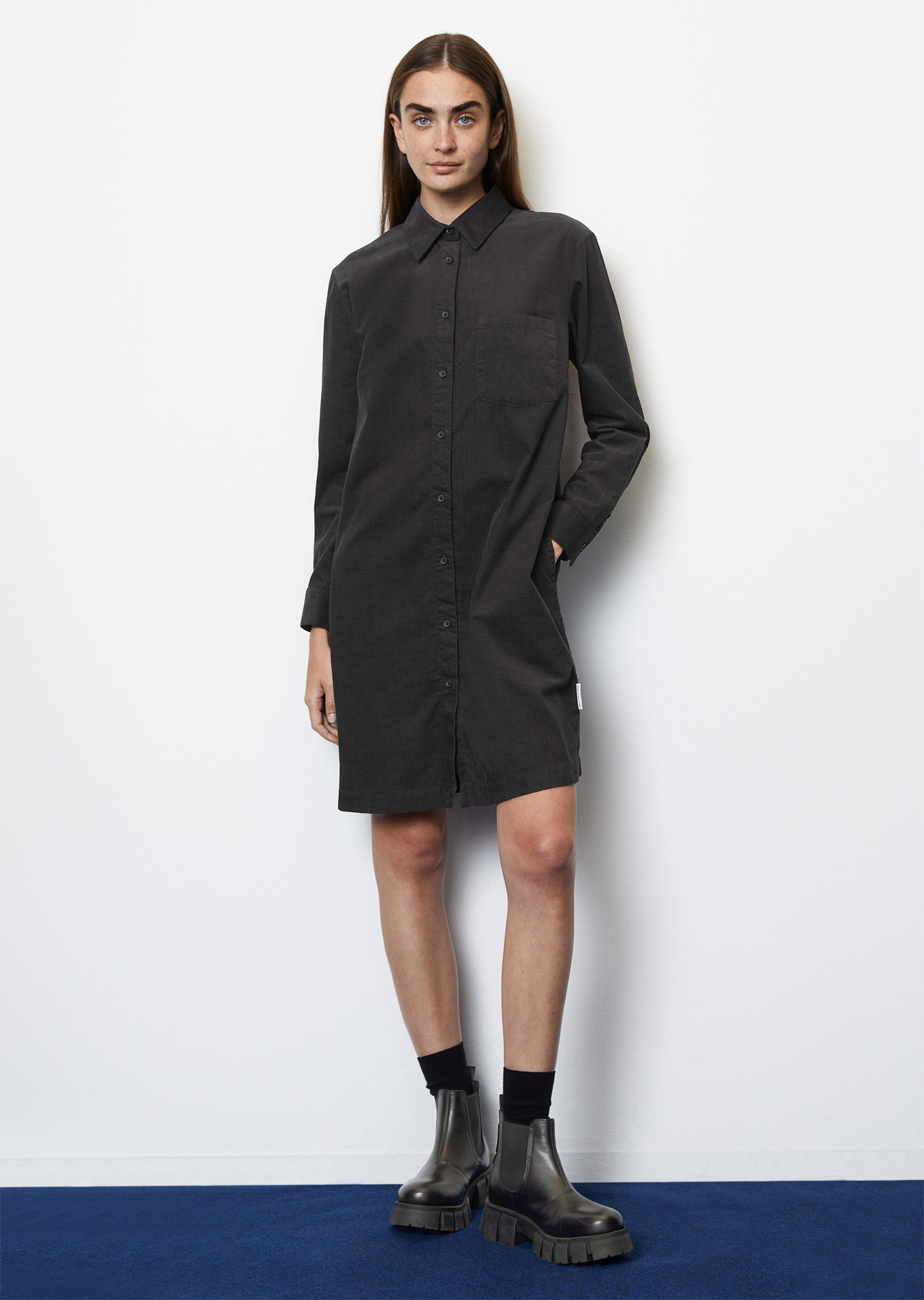 Babycord-Hemd relaxed aus reinem Organic Cotton
