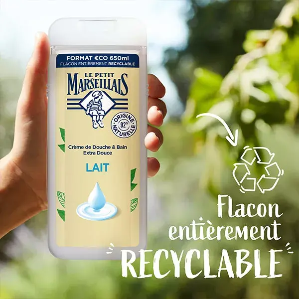 Gel de banho com leite Le Petit Marseillais 650ml