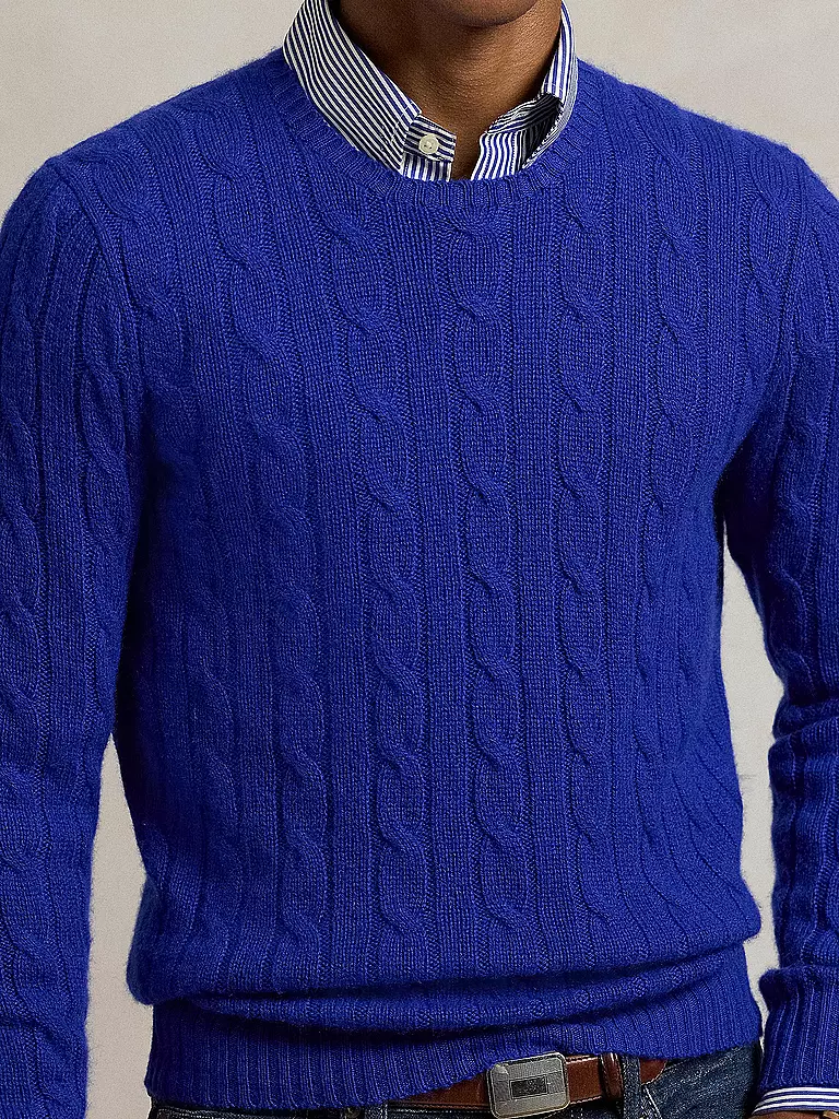 POLO RALPH LAUREN Kaschmirpullover blau