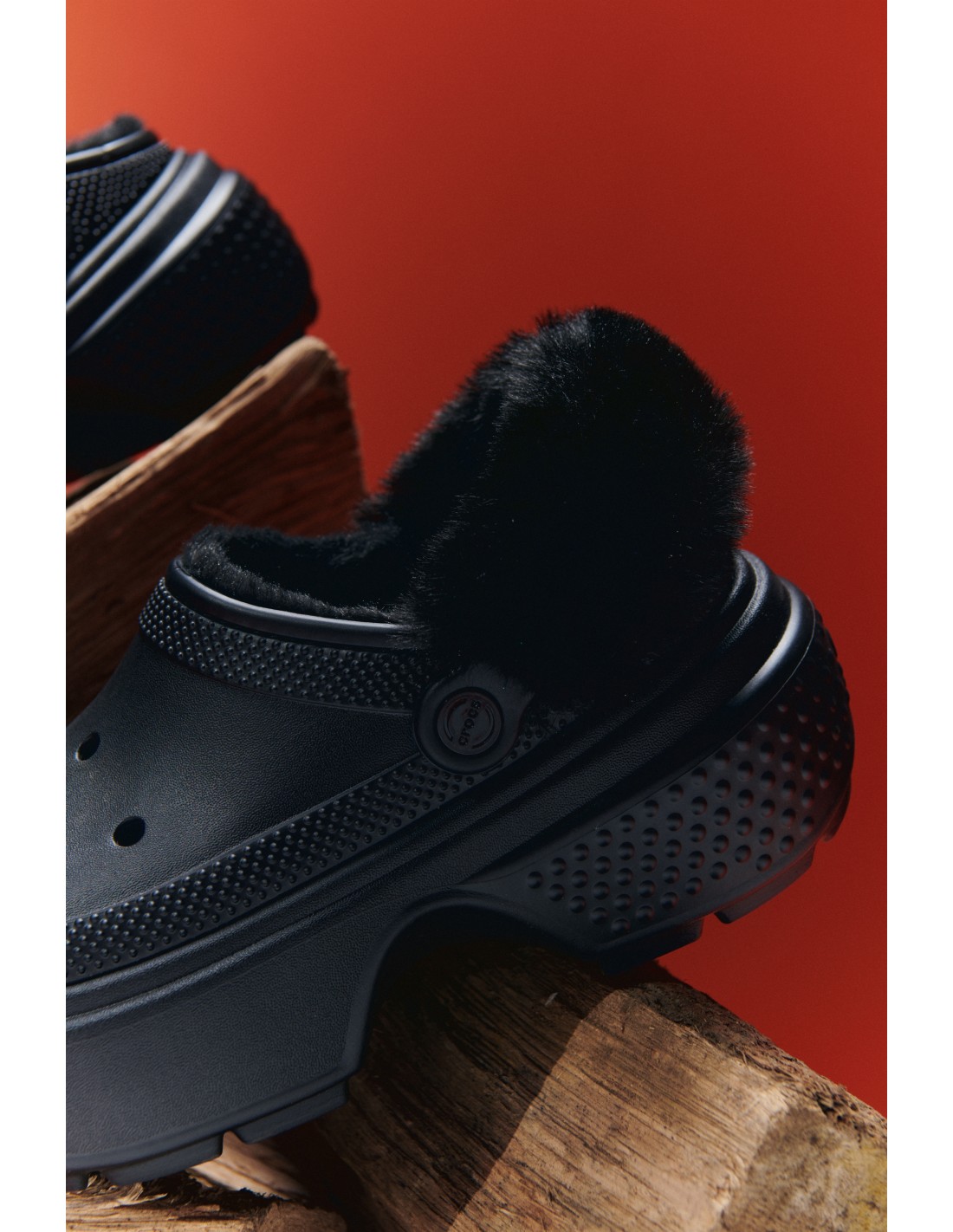 crocs Sabots stomp lined clog blk