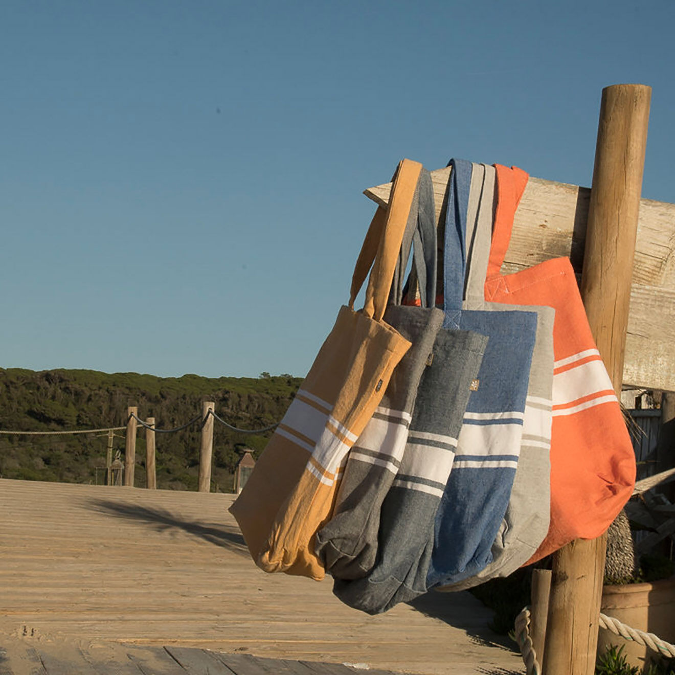 Febronie Sac St Tropez jaune - 45x42 cm