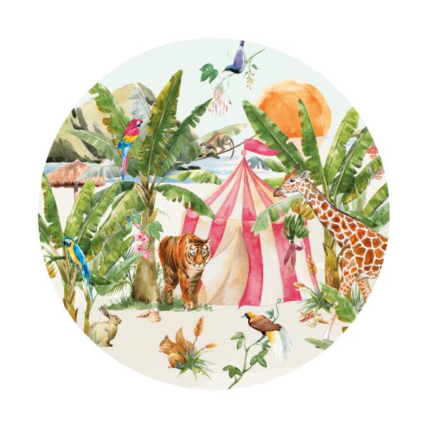 Creative Lab Amsterdam Circus At Sunset Behangcirkel 95 cm