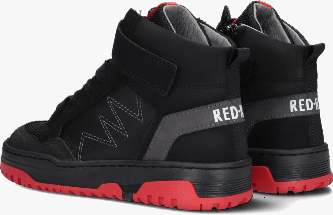RED-RAG zwarte red-rag hoge sneaker 13759