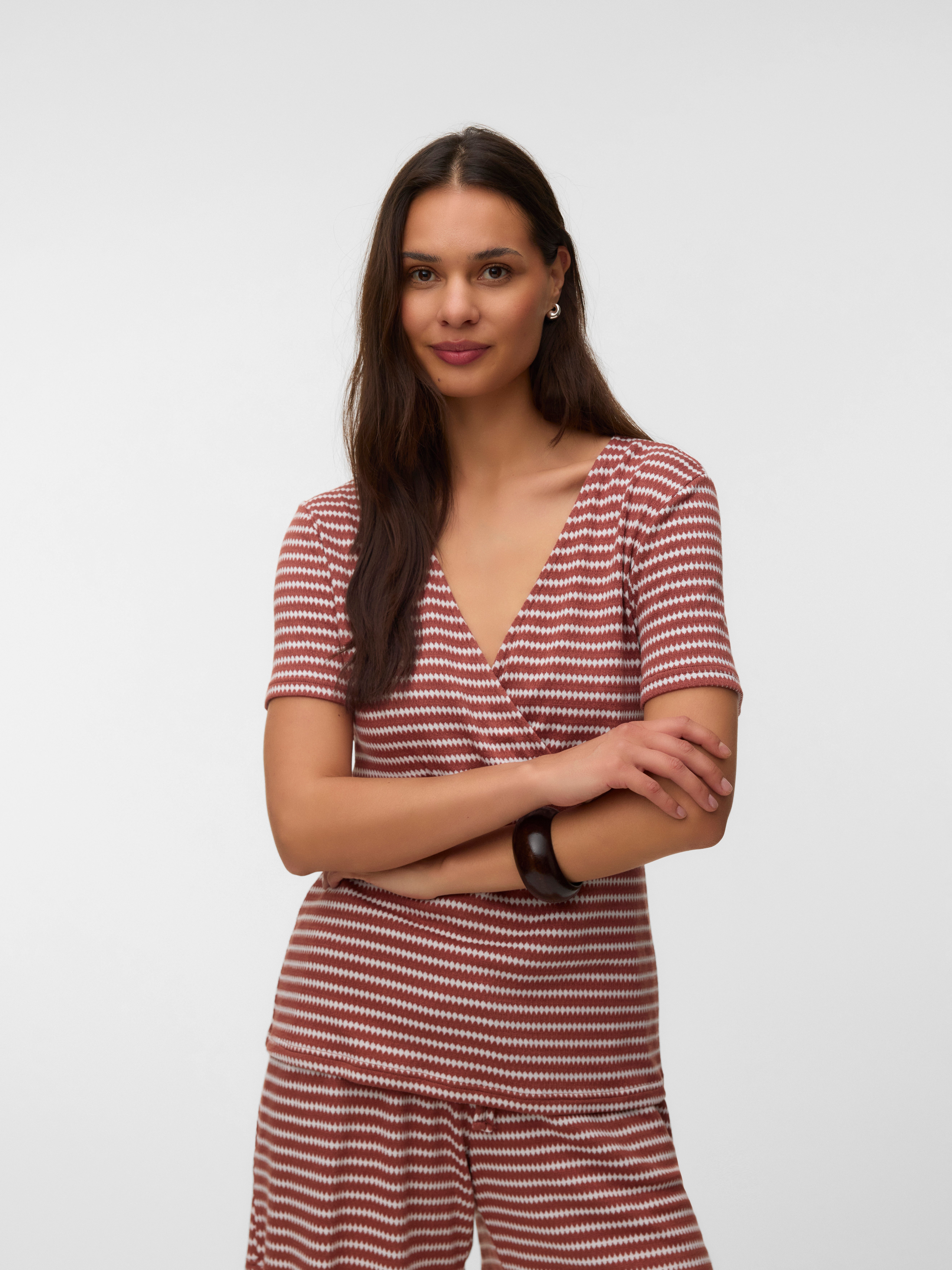Bodycon fit V-Hals Top