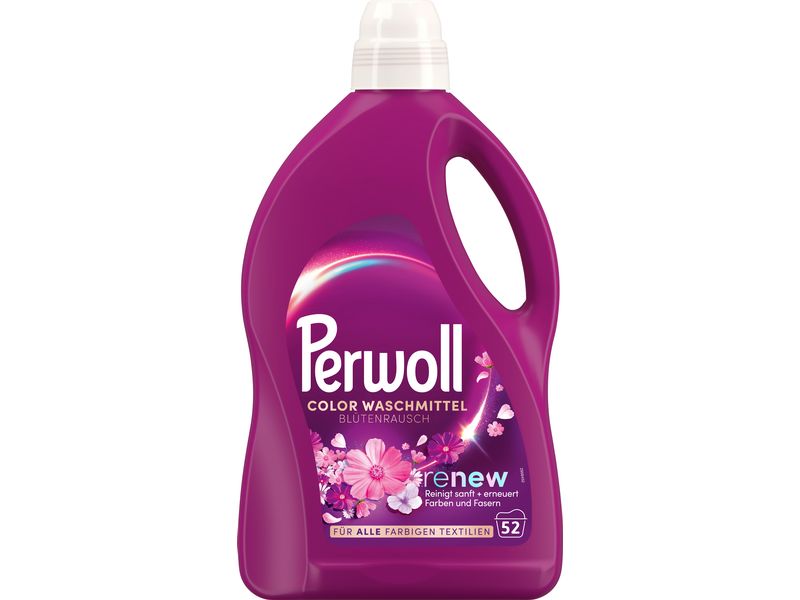 Perwoll Flüssigwaschmittel Color Blütenrausch 2.6 l Feinwaschmittel für bunte Wäsche