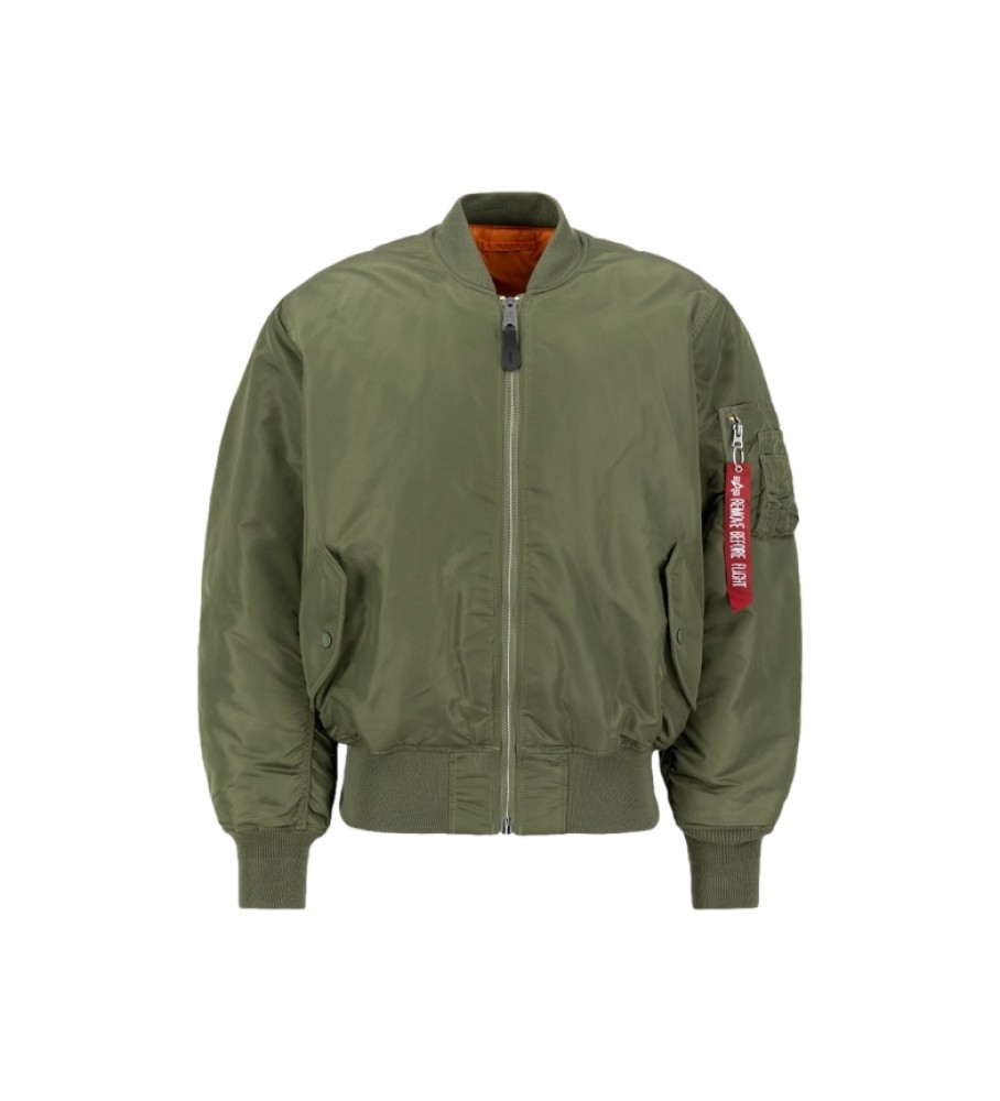 Jaqueta bomber reversível ALPHA INDUSTRIES Ma-1 verde