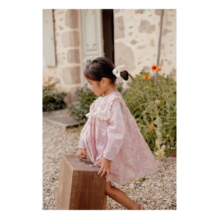 Louise Misha Robe Arinola Col Dentelle | Rose