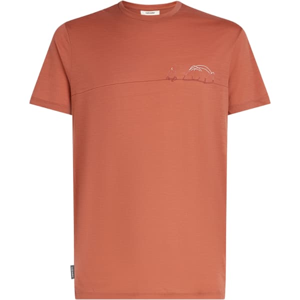 T-shirt randonnée ICEBREAKER M 150 TECH LITE SS TEE SING LI CMP CEDAR WOOD