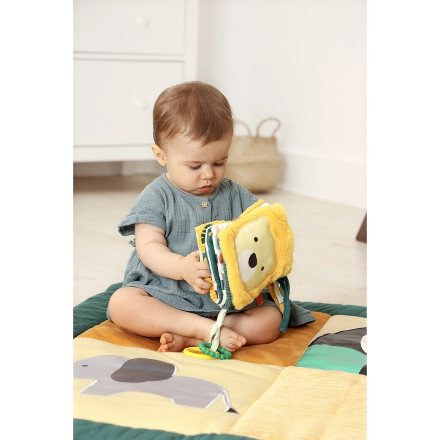Little Big Friends Weiches Aktivitätsbuch 2 in 1 - Dschungel