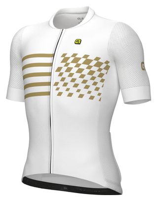 Maillot Manches Courtes Alé Play Blanc