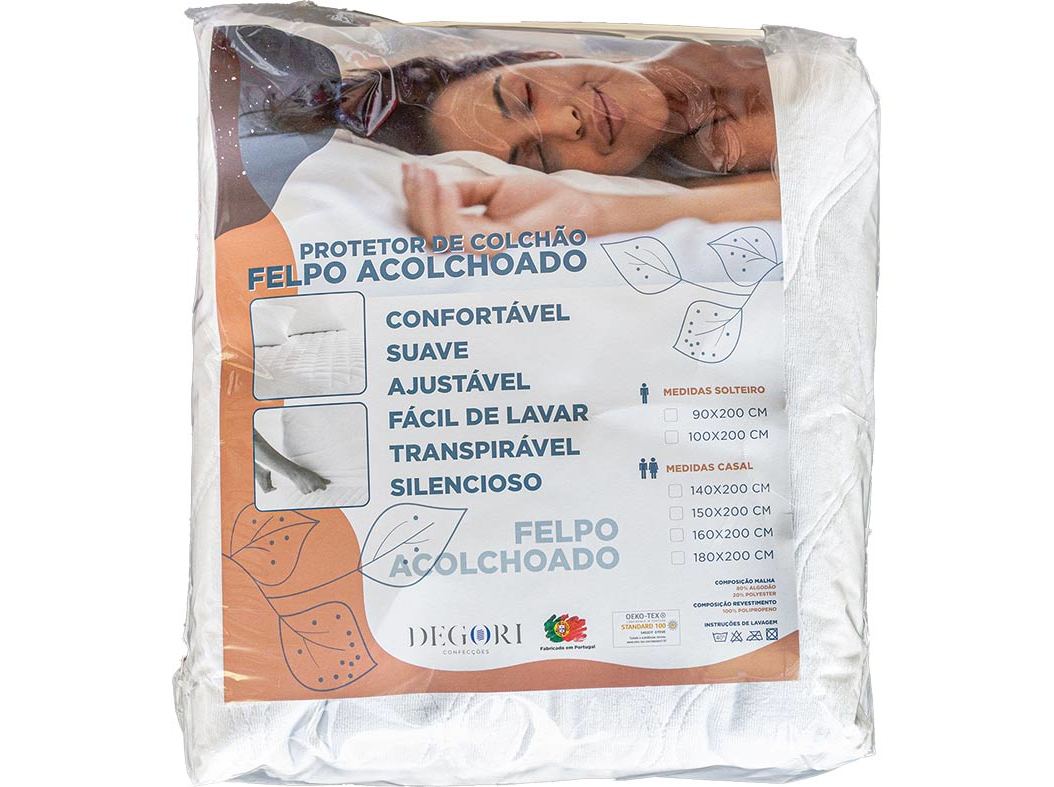 PROTETOR COLCHÃO FELPO ACOLCHOADO IMPER 100X200