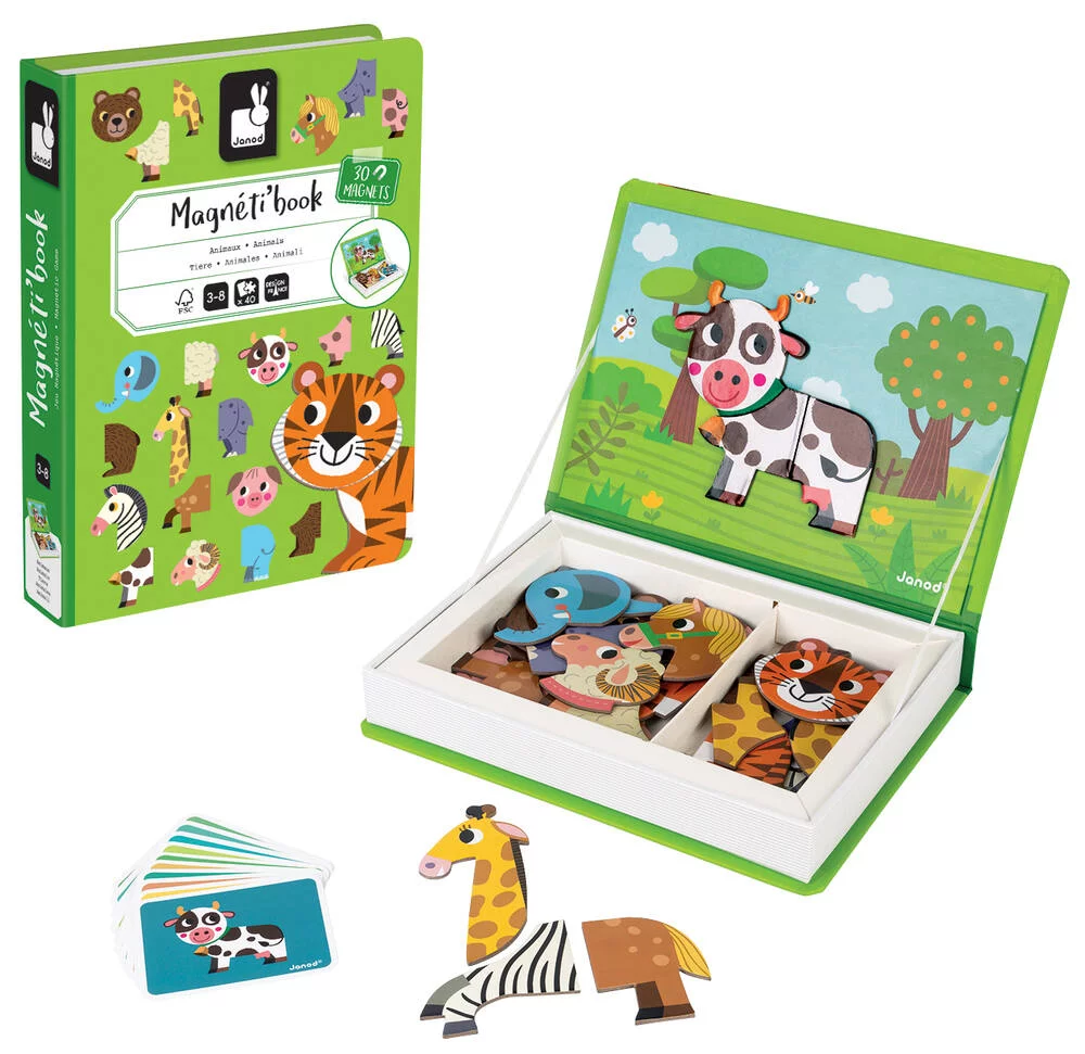 MAGNETI'BOOK ANIMAUX, 30 MAGNETS
