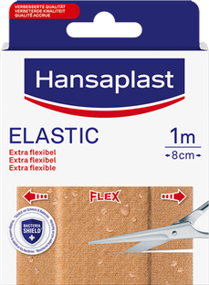 Hansaplast Pleisters Elastic 1m x 8cm 1ST