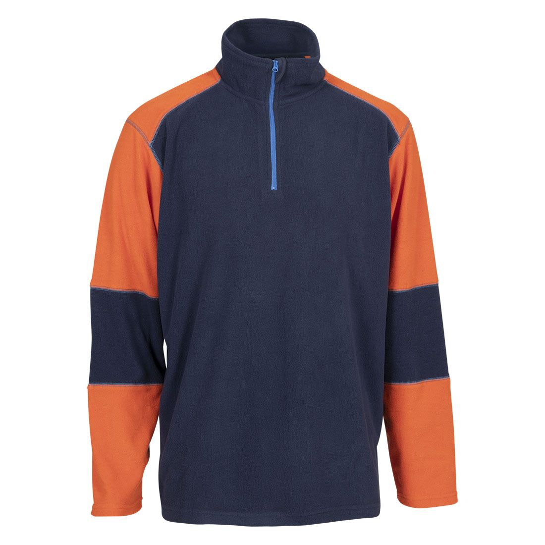 Microfleecegenser med 1/2 zip Vollasetra
