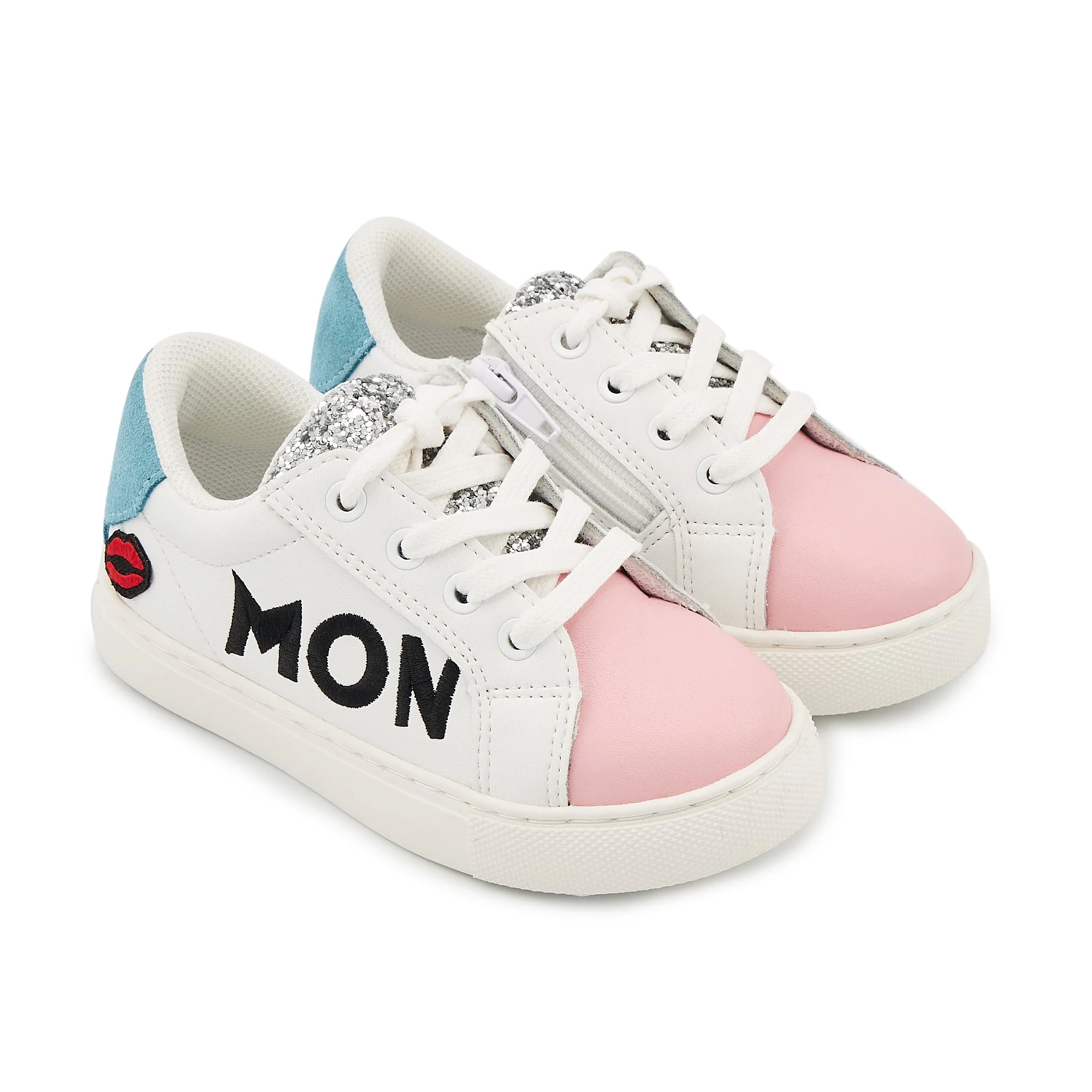 MINI SIMONE MON LAPIN - Sneakers en cuir | Blanc