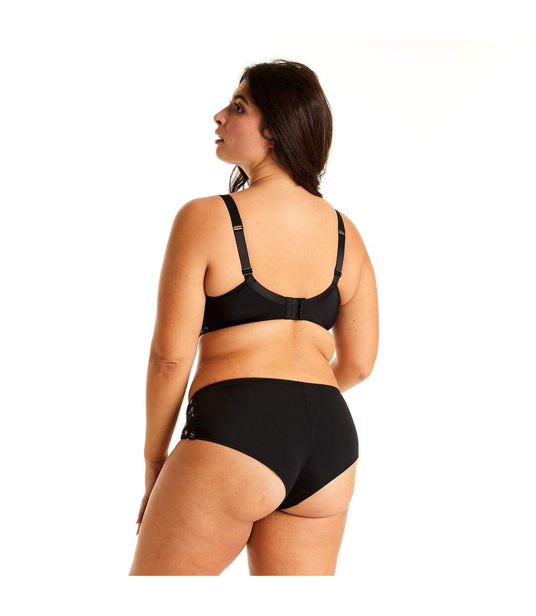 Soutien-gorge à armatures noir/rouge Elena