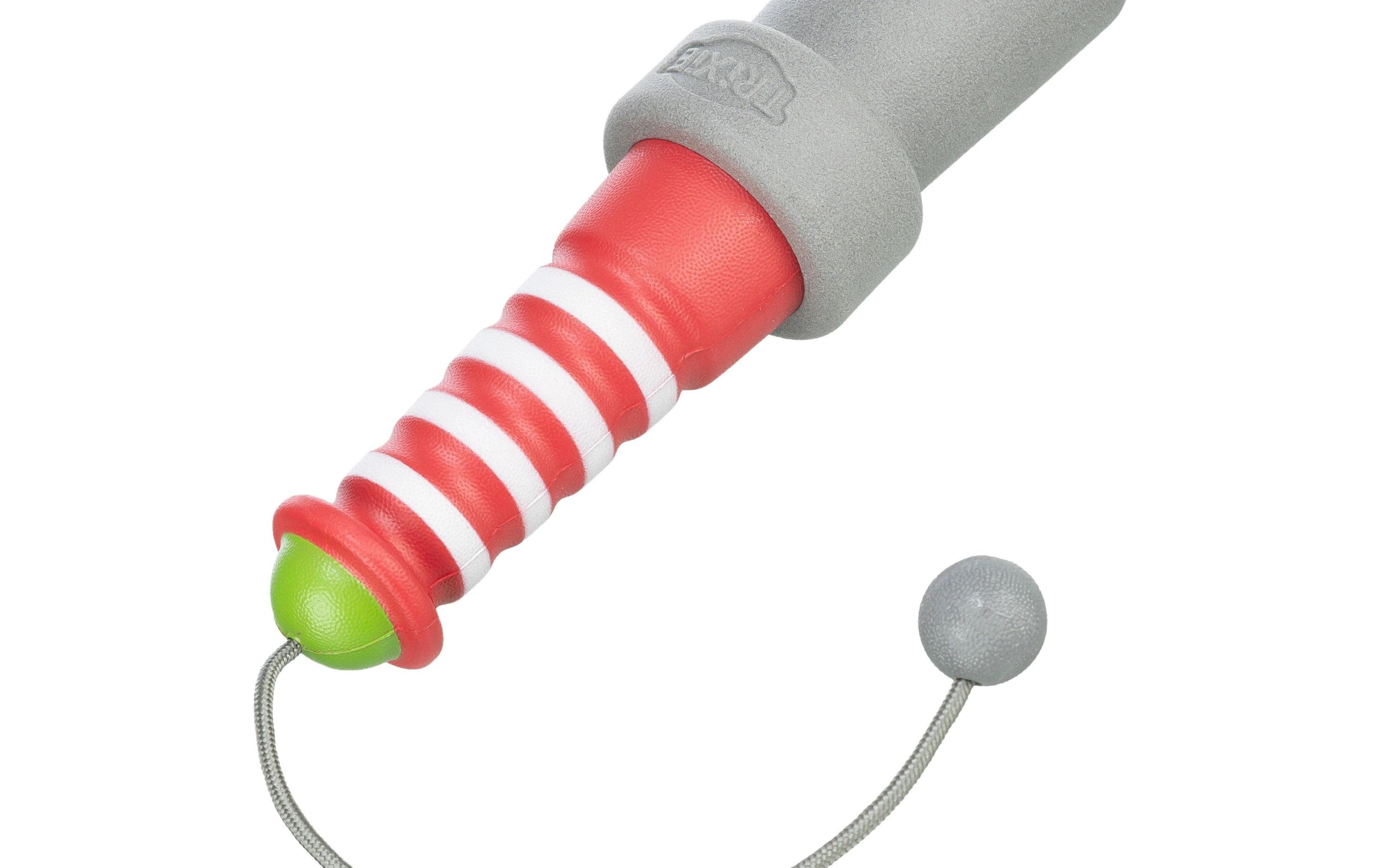Schwimmspielzeug Aqua Toy Leuchtturm 26 cm, Orange, GrauWasserspielzeug für Hunde aus thermoplastischem Gummi