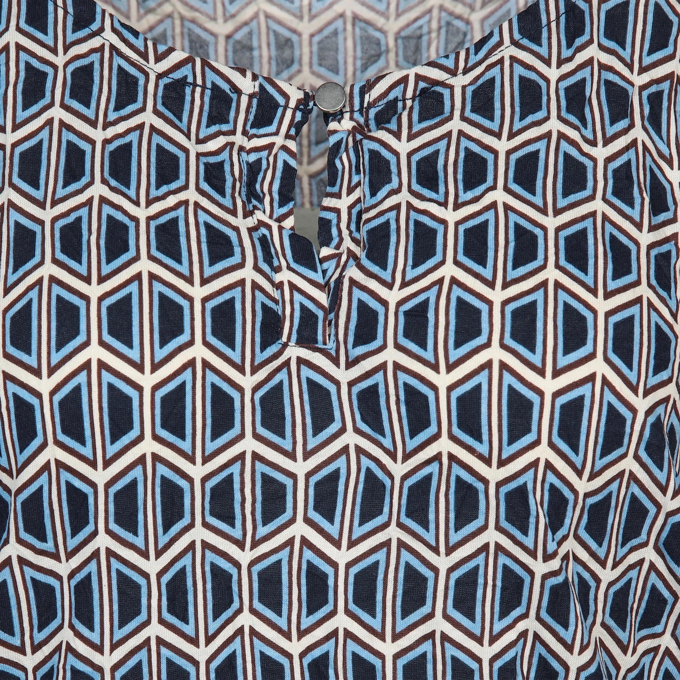 Damen Crinclebluse im Alloverprint