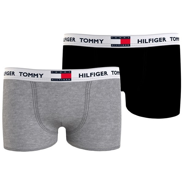 Boxershorts 2-pak Black/ Medium Grey
