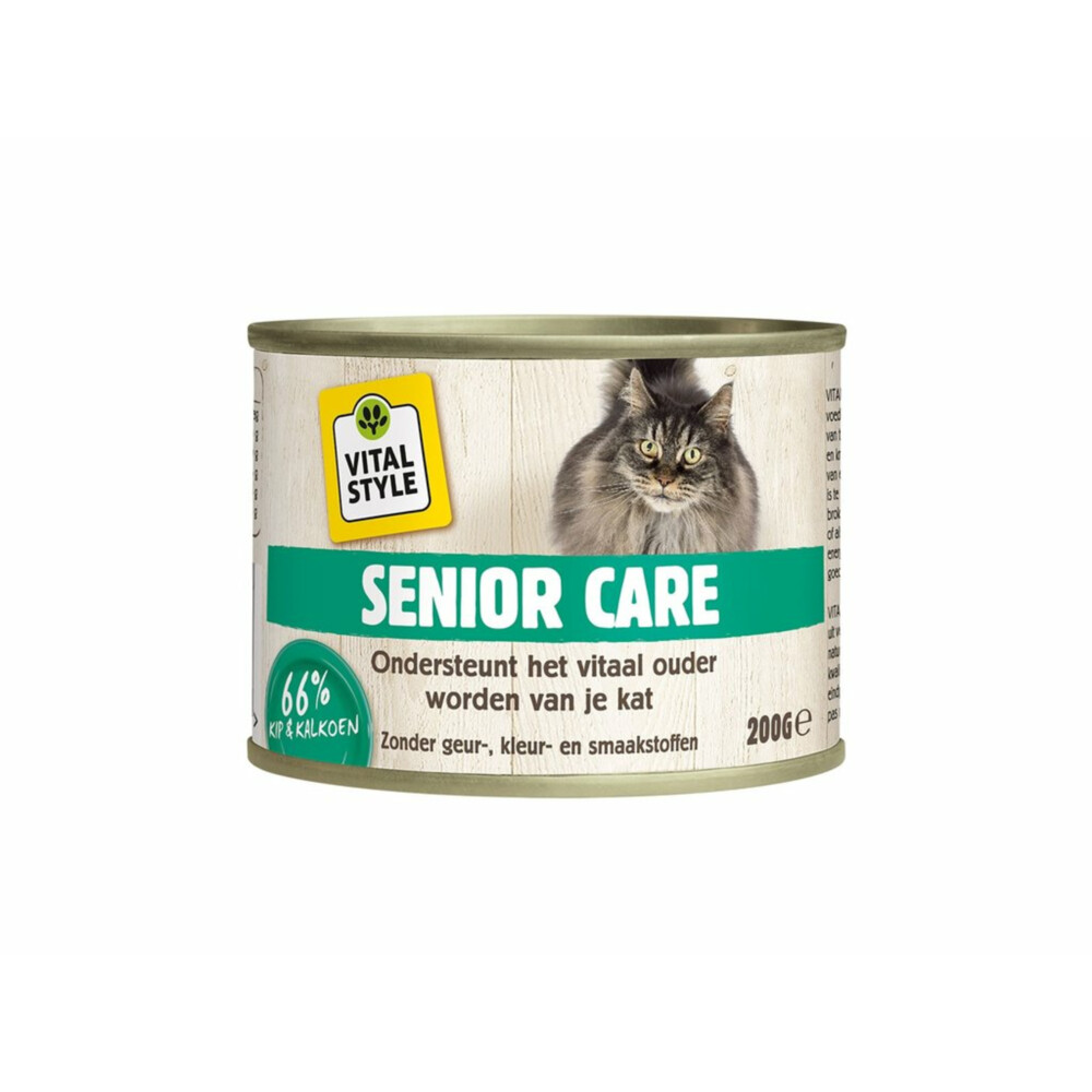 VITALstyle Kattenvoer Blik Senior200 gr