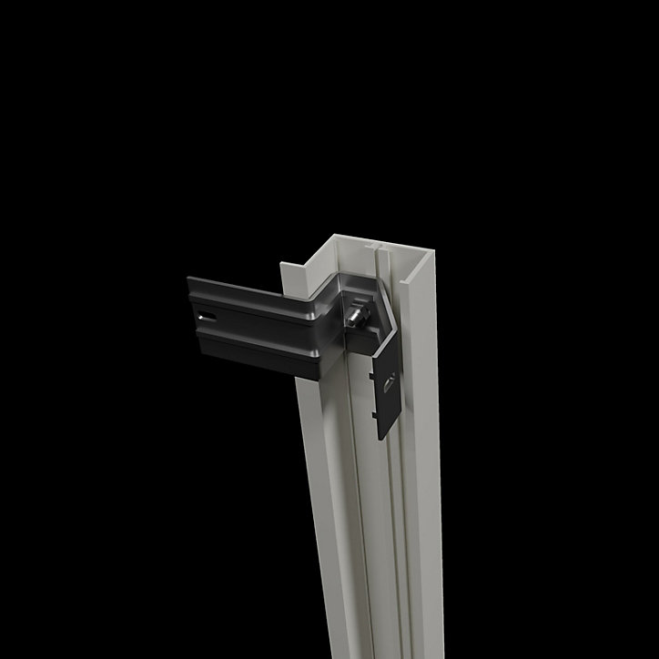 Tapée d'isolation pour porte d'entrée aluminium blanc G65+ 100mm