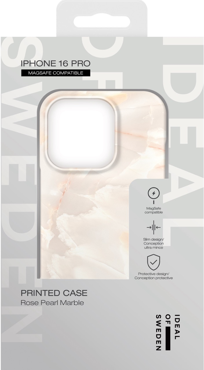 iPhone 16 Pro MagSafe Hardcase Hülle Recycled (IDFCMS-I2461P-257) - Rose Pearl Marble